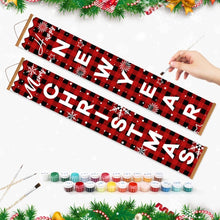 Load image into Gallery viewer, Paint by Numbers Front Door Hanging Banners - Happy New Year