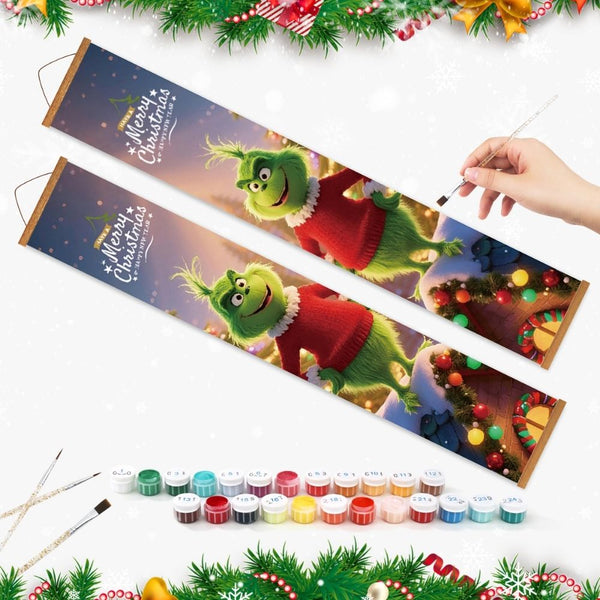 Paint by Numbers Front Door Hanging Banners - Magical Night