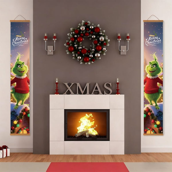 Paint by Numbers Front Door Hanging Banners - Magical Night