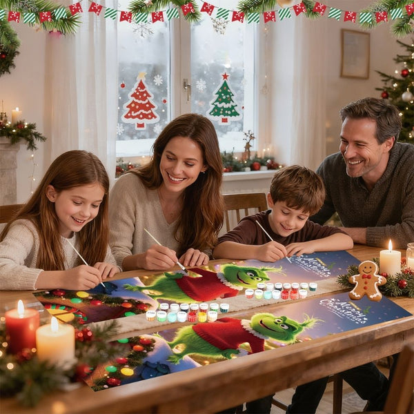 Paint by Numbers Front Door Hanging Banners - Magical Night