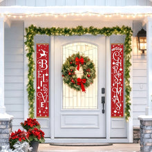Load image into Gallery viewer, Paint by Numbers Front Door Hanging Banners - Believe in Christmas Magic