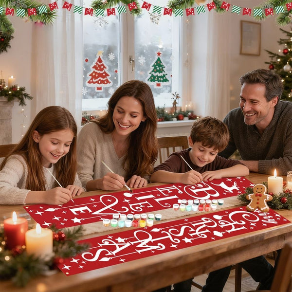 Paint by Numbers Front Door Hanging Banners - Believe in Christmas Magic