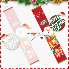 Load image into Gallery viewer, Paint by Numbers Front Door Hanging Banners - Christmas Wreath