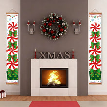 Load image into Gallery viewer, Paint by Numbers Front Door Hanging Banners - Christmas Wreath