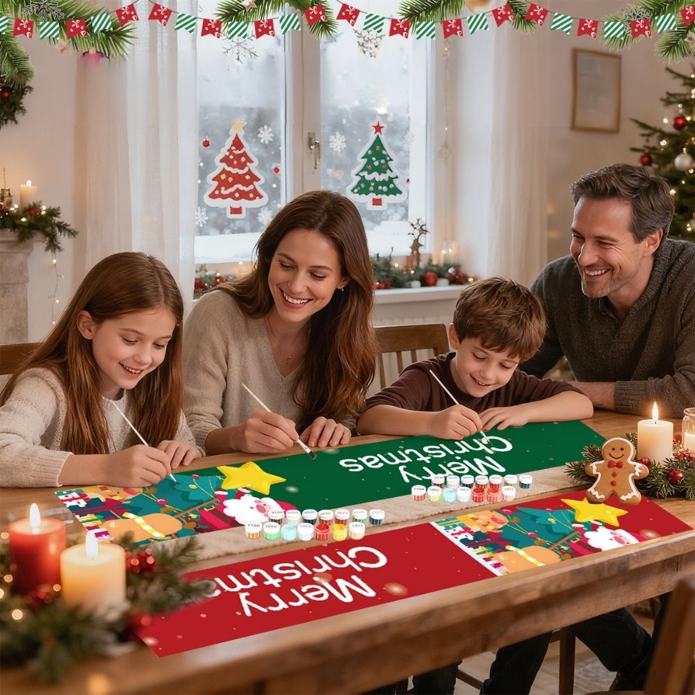 Paint by Numbers Front Door Hanging Banners - Holiday Treats