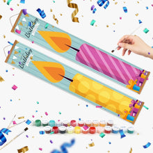 Load image into Gallery viewer, Paint by Numbers Front Door Hanging Banners - Birthday Festoon 1