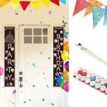 Load image into Gallery viewer, Paint by Numbers Front Door Hanging Banners - Party Garland Figured'Art