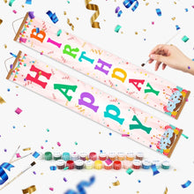 Load image into Gallery viewer, Paint by Numbers Front Door Hanging Banners - Celebration Bunting