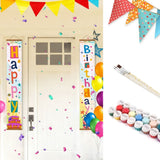 Paint by Numbers Front Door Hanging Banners - Festive Flags Figured'Art