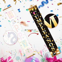Load image into Gallery viewer, Paint by Numbers Front Door Hanging Banners - Birthday Bunting