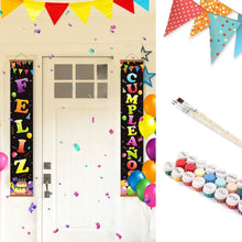 Load image into Gallery viewer, Paint by Numbers Front Door Hanging Banners - Sparkle Garland Figured'Art