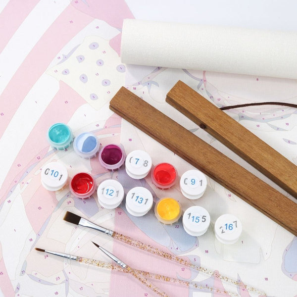 Paint by Numbers Front Door Hanging Banners - Sparkle Garland