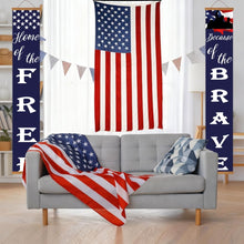 Load image into Gallery viewer, Paint by Numbers Front Door Hanging Banners - Star and Stripes Festoon