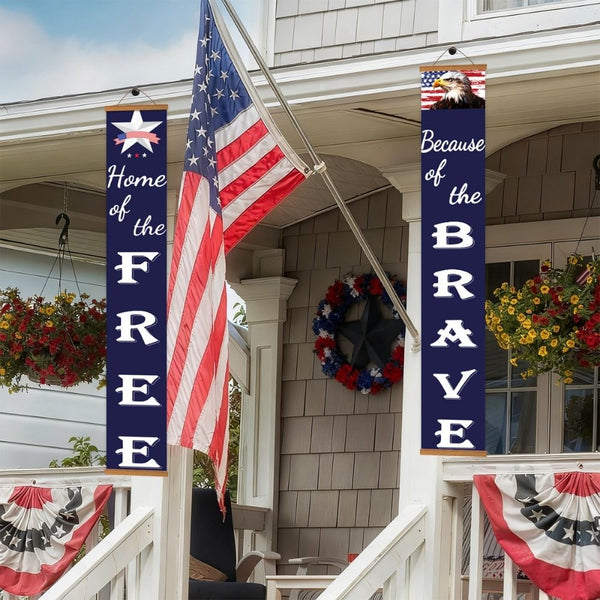 Paint by Numbers Front Door Hanging Banners - Liberty Festoon