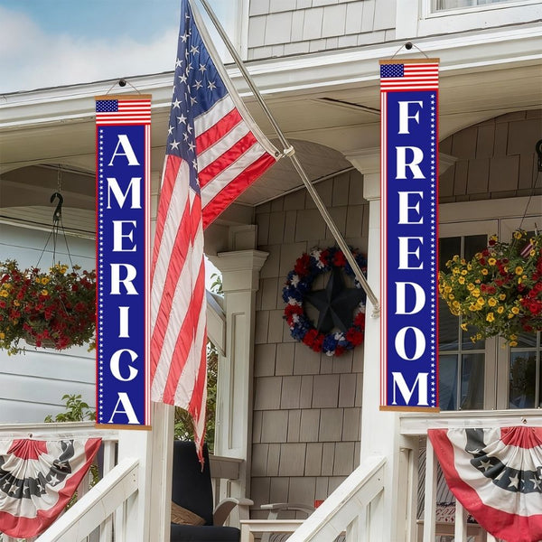 Paint by Numbers Front Door Hanging Banners - Yankee Pennants