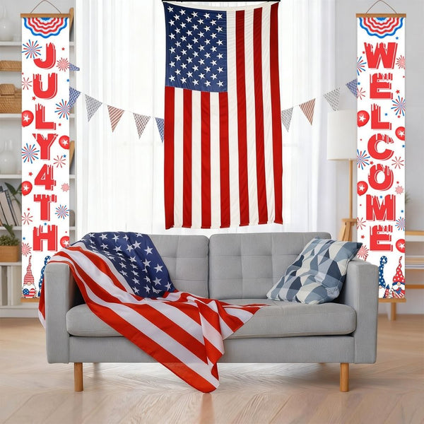 Paint by Numbers Front Door Hanging Banners - Freedom Bunting