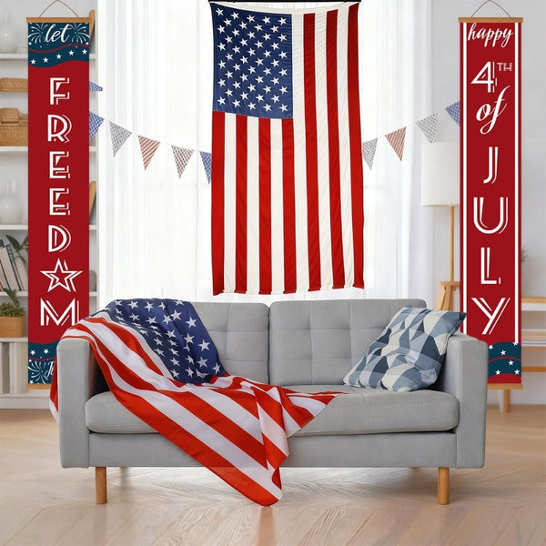 Paint by Numbers Front Door Hanging Banners - Patriotic Garland