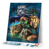 Diamond Painting | Diamond Painting - Animals of the Jungle | animals Diamond Painting Animals | FiguredArt