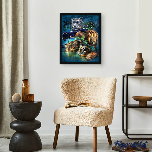 Diamond Painting - Animals of the Jungle