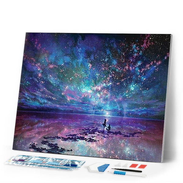 Diamond Painting | Diamond Painting - Starry Sky and Romance | Diamond Painting Landscapes landscapes | FiguredArt