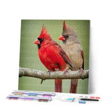 Load image into Gallery viewer, Diamond Painting - Two Birds on a branch