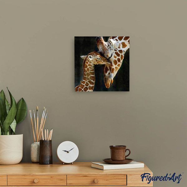 Diamond Painting - The Giraffe Family