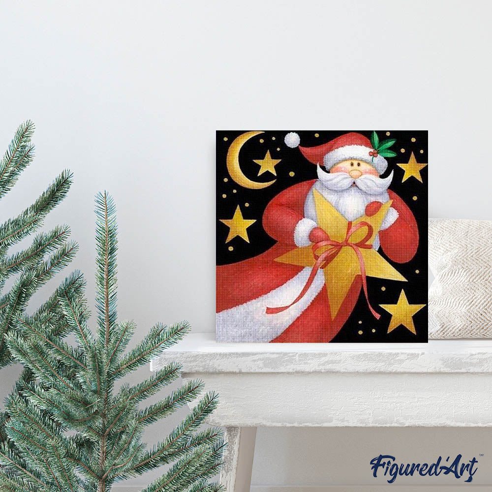 Diamond Painting - Santa Claus Cartoon