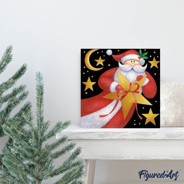 Diamond Painting - Santa Claus Cartoon