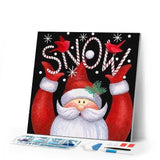 Diamond Painting | Diamond Painting - Santa Claus Snow | christmas Diamond Painting Religion religion | FiguredArt