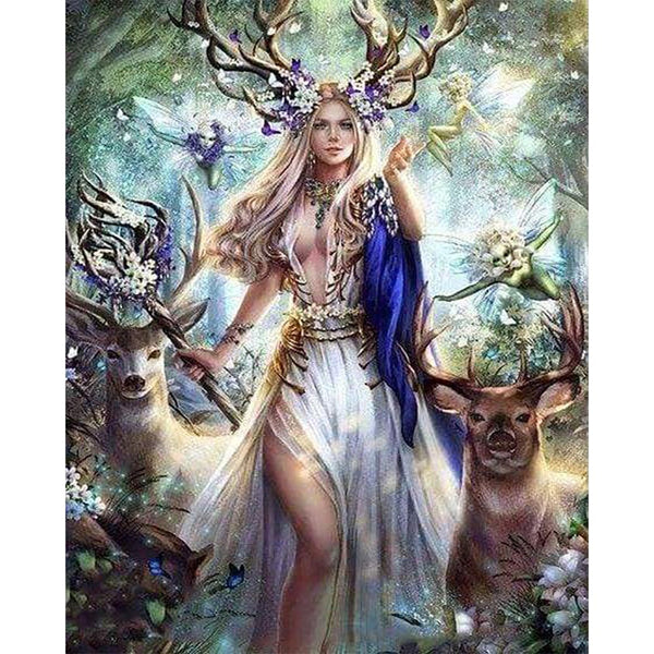 Diamond Painting - Queen of Reindeer