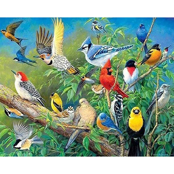 Diamond Painting - Tropical Birds