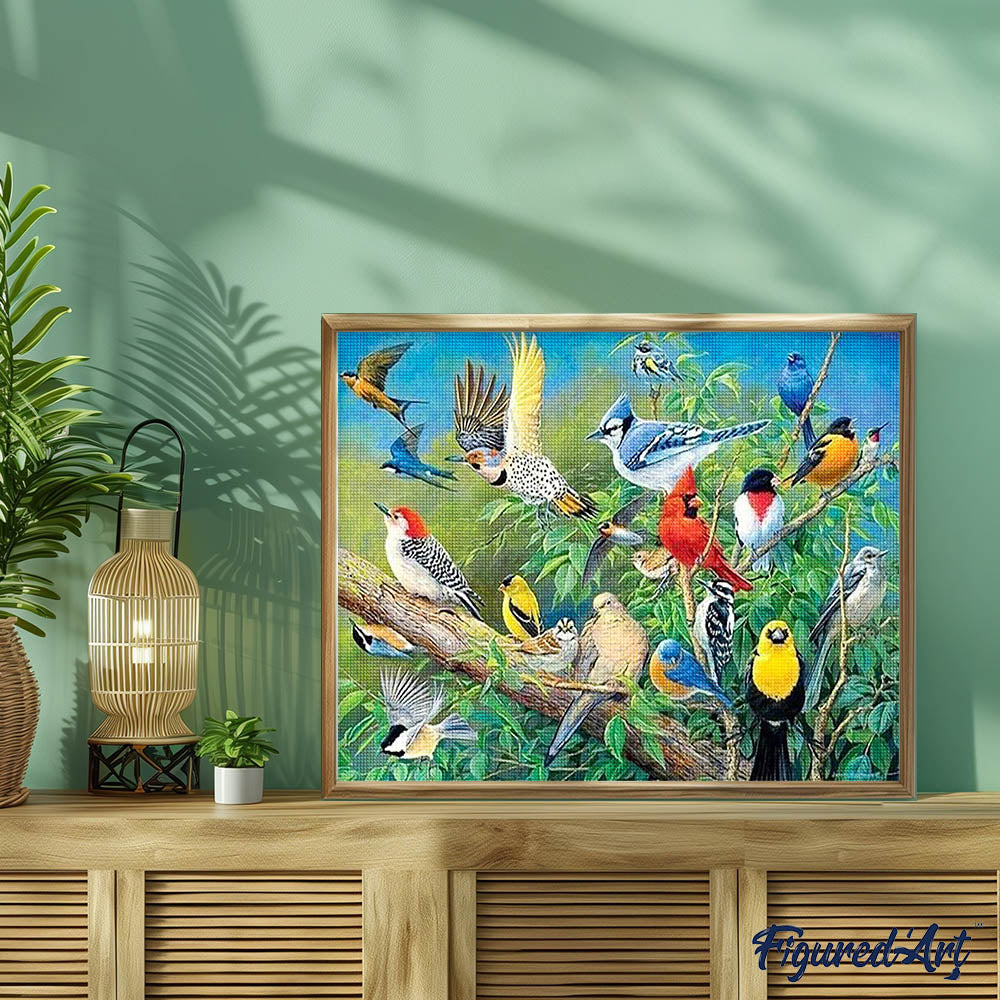 Diamond Painting - Tropical Birds