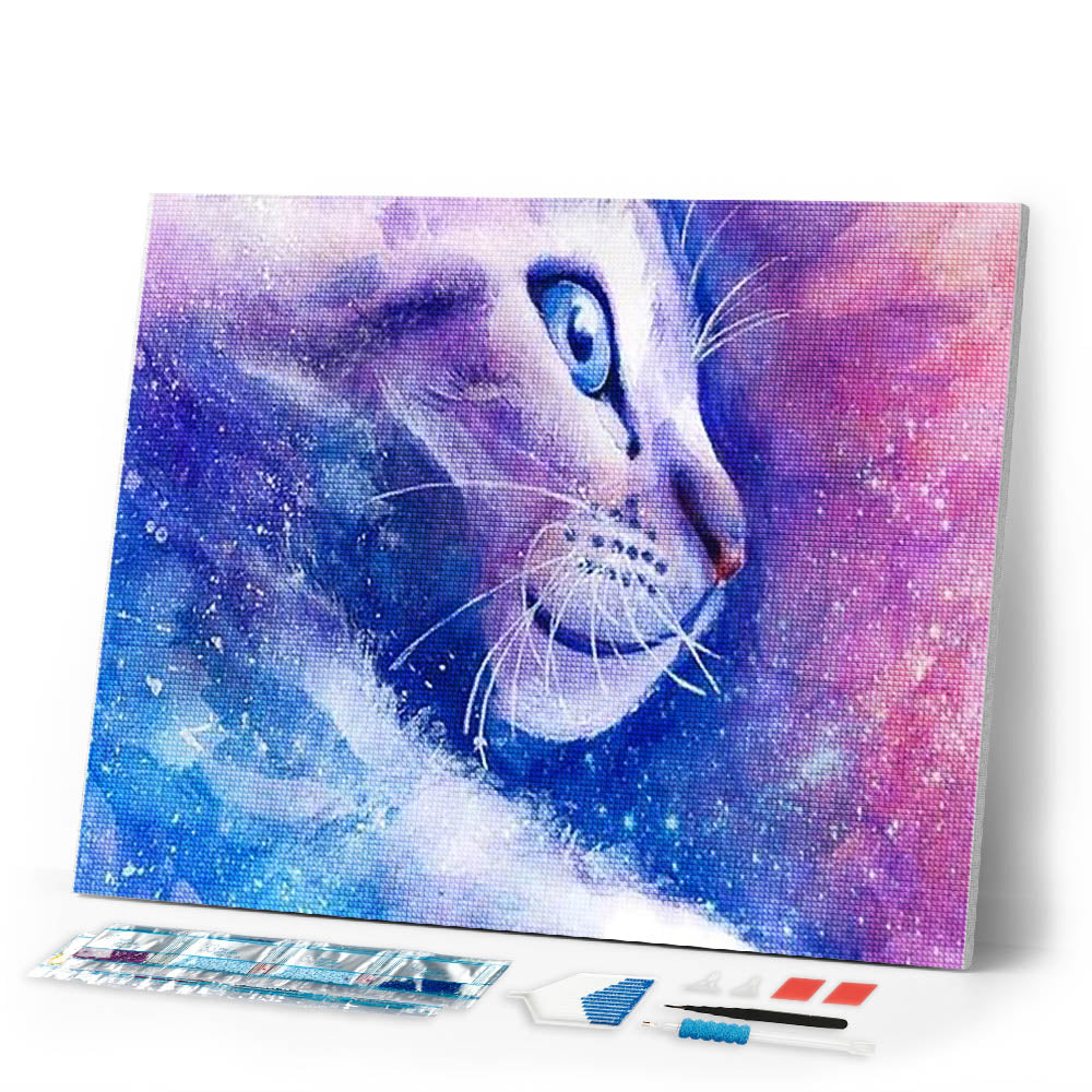 Diamond Painting | Diamond Painting - Cat Fantasy | animals cats Diamond Painting Animals | FiguredArt