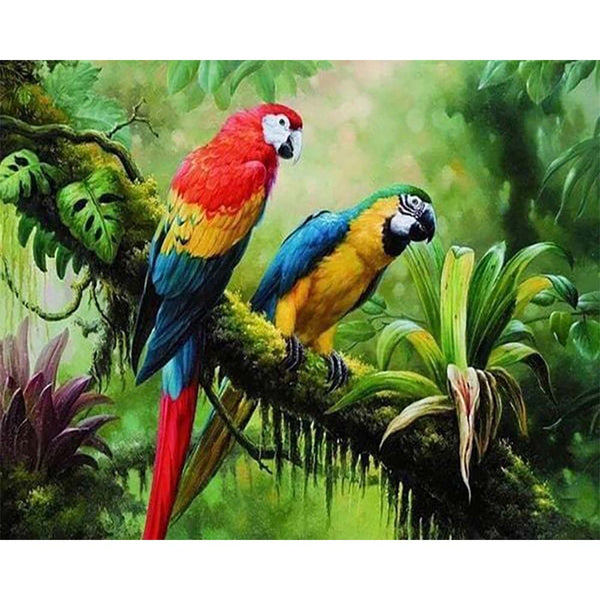 Diamond Painting - The Parrots