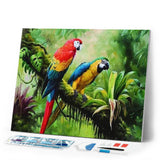 Diamond Painting | Diamond Painting - The Parrots | animals birds Diamond Painting Animals parrots | FiguredArt