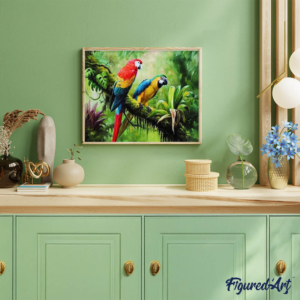 Diamond Painting - The Parrots