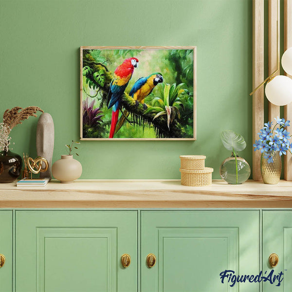 Diamond Painting - The Parrots