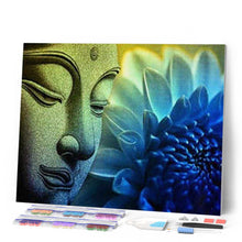 Load image into Gallery viewer, Diamond Painting - Buddha and Lotus