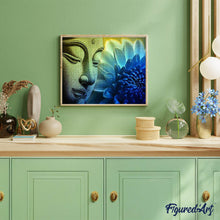 Load image into Gallery viewer, Diamond Painting - Buddha and Lotus