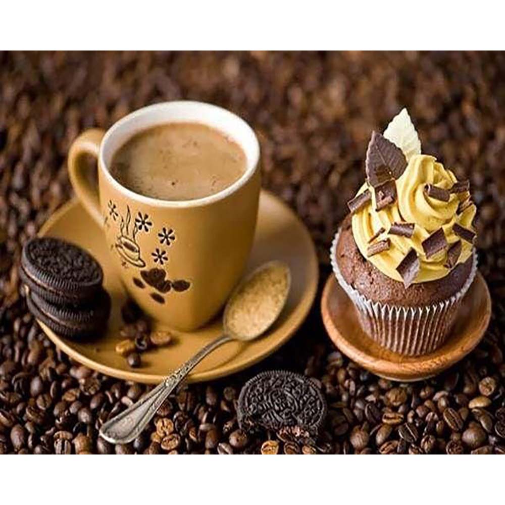 Diamond Painting - Coffee and biscuits