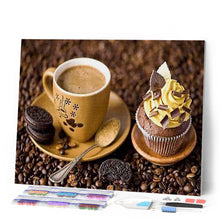 Load image into Gallery viewer, Diamond Painting - Coffee and biscuits