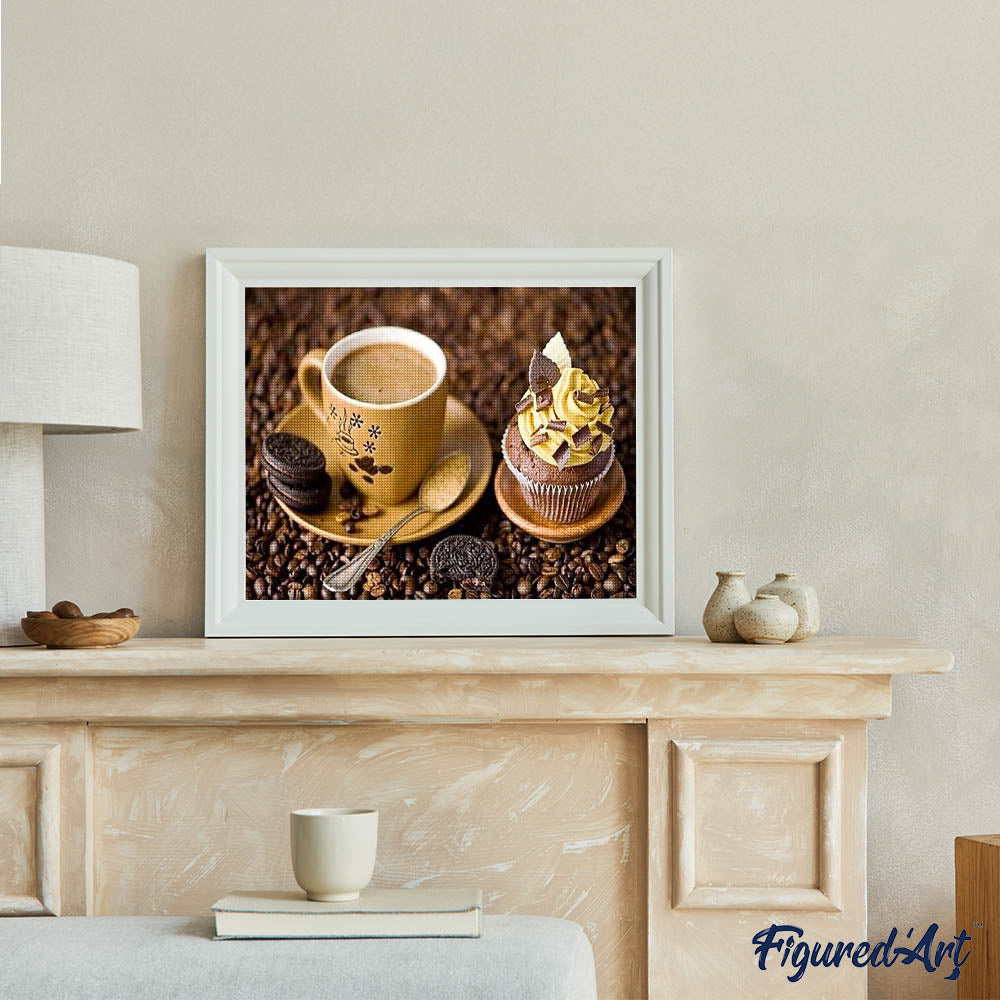 Diamond Painting - Coffee and biscuits