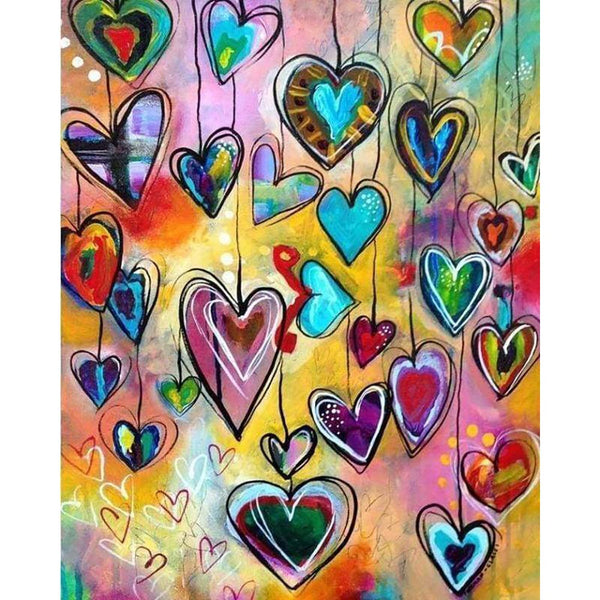 Diamond Painting - Hearts