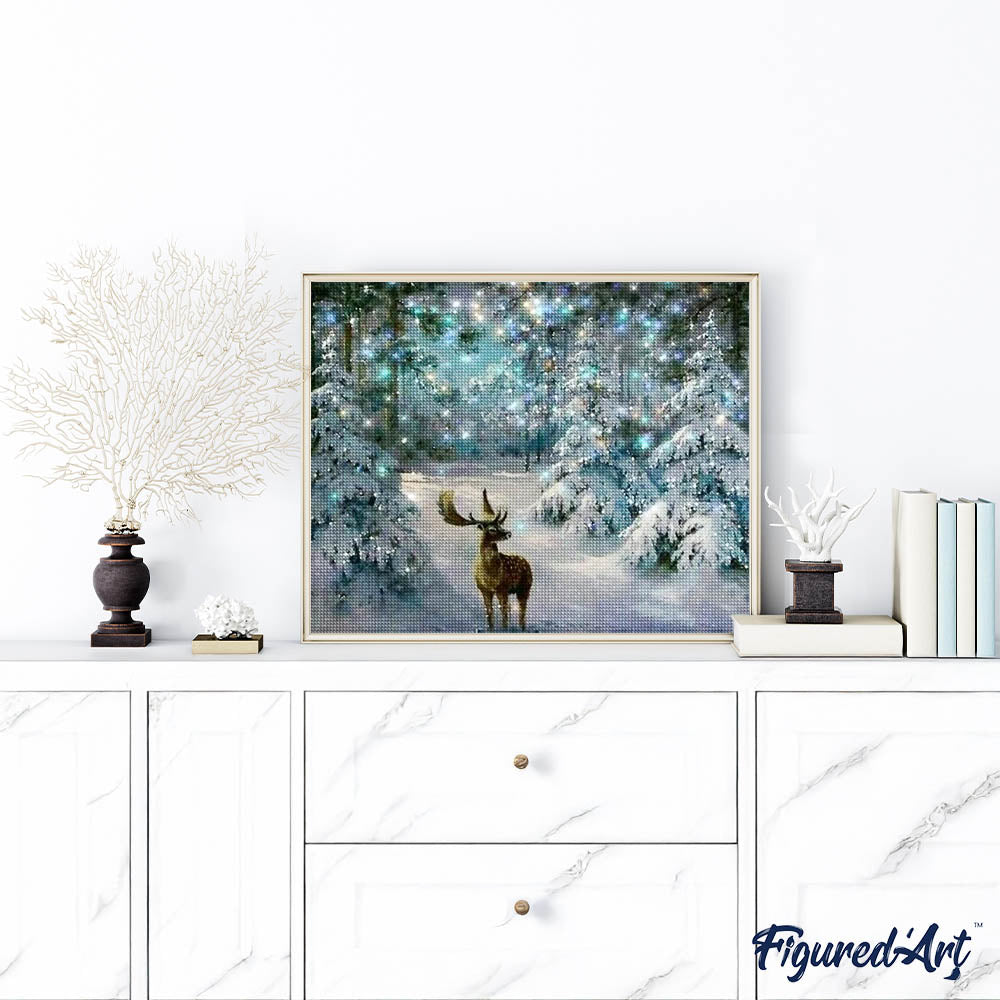 Diamond Painting - Deer in Winter
