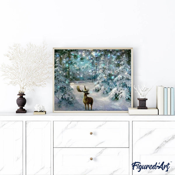Diamond Painting - Deer in Winter