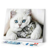 Diamond Painting | Diamond Painting - Friends Cats | animals cats Diamond Painting Animals | FiguredArt