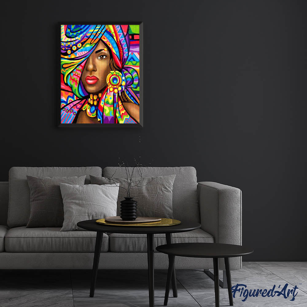 Diamond Painting - Exotic Woman