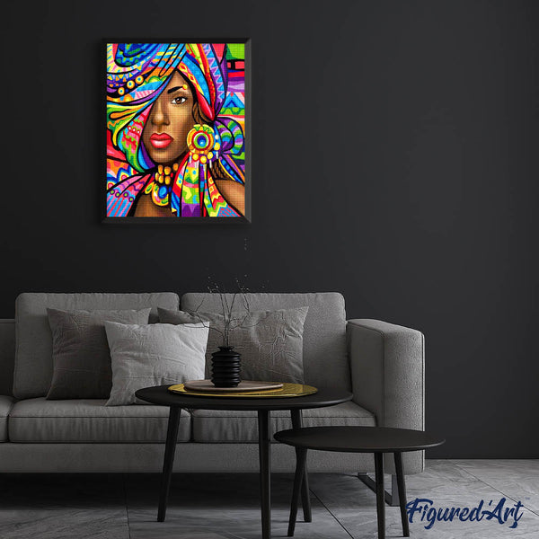 Diamond Painting - Exotic Woman