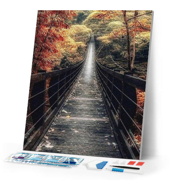 Diamond Painting | Diamond Painting - Long Way | Diamond Painting Landscapes landscapes | FiguredArt