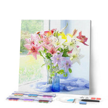 Load image into Gallery viewer, Diamond Painting - Vase of Fresh Flowers